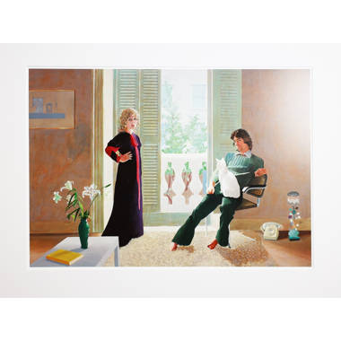 Mr. And Mrs. Clark And Percy by David Hockney